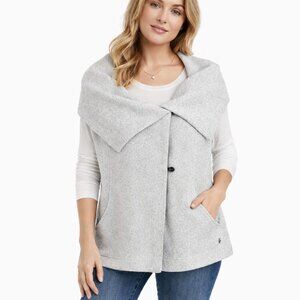 Royal Robbins Gray Foldover Collar Vest L NWT | Travel Layer